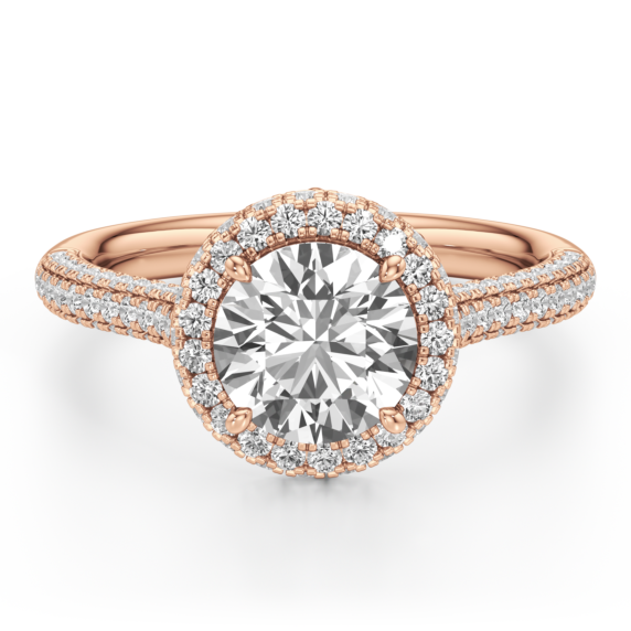 Avignon Oval Lab-Grown Diamond Ring - Main View - Vowmira lab-grown diamond jewelry