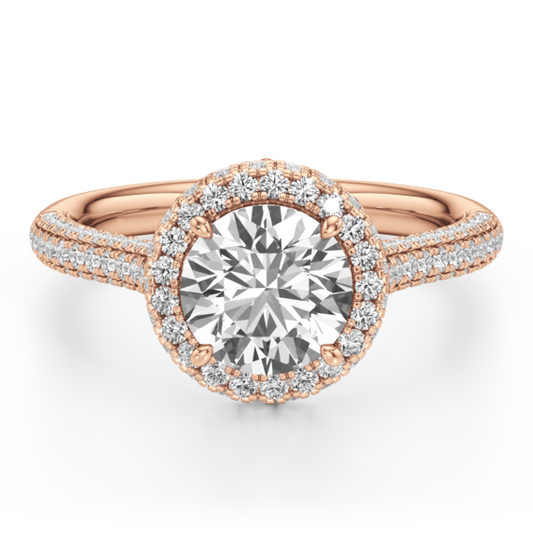 Avignon Oval Lab-Grown Diamond Ring - Main View - Vowmira lab-grown diamond jewelry