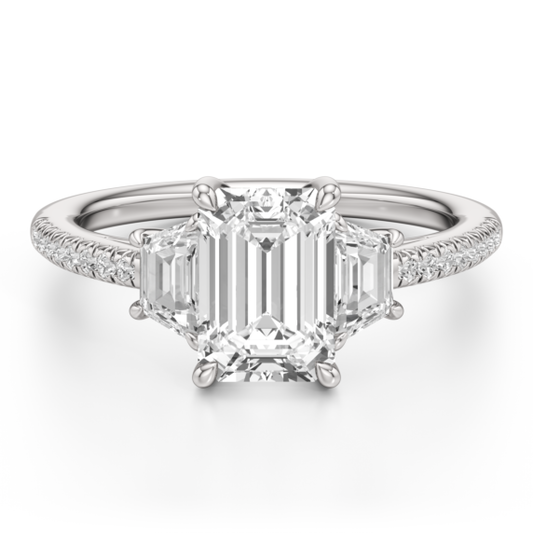 Merano Lab-Grown Diamond Ring - Main View - Vowmira lab-grown diamond jewelry