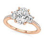 Merano Lab-Grown Diamond Ring - Side View - Vowmira lab-grown diamond jewelry