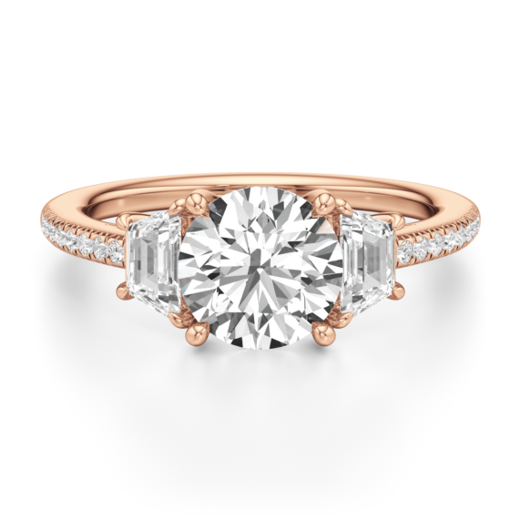 Merano Lab-Grown Diamond Ring - Main View - Vowmira lab-grown diamond jewelry