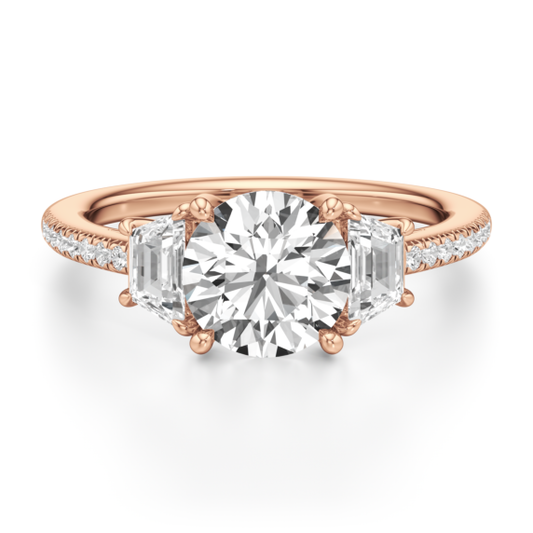 Merano Lab-Grown Diamond Ring - Main View - Vowmira lab-grown diamond jewelry