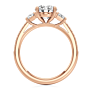 Merano Lab-Grown Diamond Ring - Side View - Vowmira lab-grown diamond jewelry