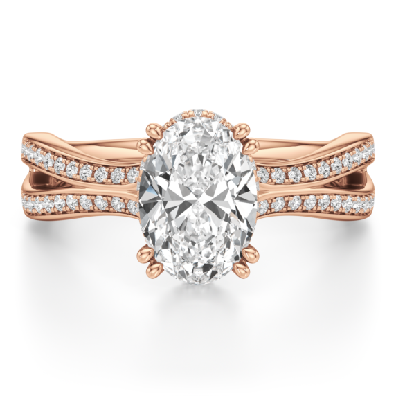 Naples Lab-Grown Diamond Ring - Main View - Vowmira lab-grown diamond jewelry