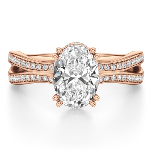 Naples Lab-Grown Diamond Ring - Main View - Vowmira lab-grown diamond jewelry