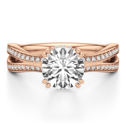 Naples Lab-Grown Diamond Ring - Main View - Vowmira lab-grown diamond jewelry