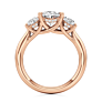 Nice Lab-Grown Diamond Ring - Side View - Vowmira lab-grown diamond jewelry