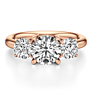 Nice Lab-Grown Diamond Ring - Side View - Vowmira lab-grown diamond jewelry