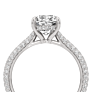 Emerson Cushion Cut Lab-Grown Diamond Ring - Detail View - Vowmira lab-grown diamond jewelry