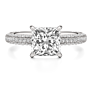 Emerson Princess Cut Lab-Grown Diamond Ring - View 2 - Vowmira lab-grown diamond jewelry