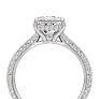 Emerson Princess Cut Lab-Grown Diamond Ring - Side View - Vowmira lab-grown diamond jewelry