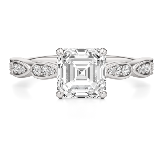 Zoe Lab-Grown Diamond Ring - Main View - Vowmira lab-grown diamond jewelry