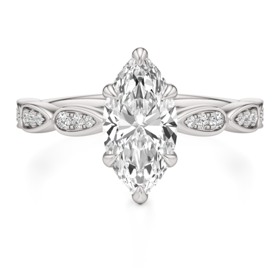 Zoe Marquise Cut Lab-Grown Diamond Ring - Main View