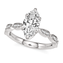 Zoe Marquise Cut Lab-Grown Diamond Ring - View 2