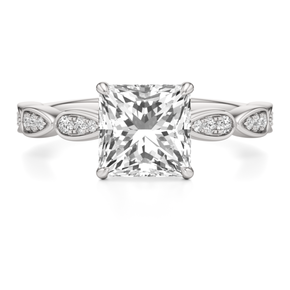Zoe Princess Cut Lab-Grown Diamond Ring - Main View
