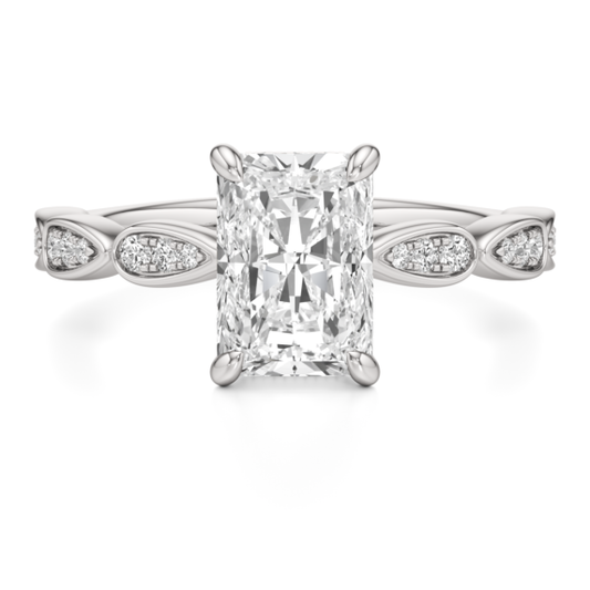 Zoe Lab-Grown Diamond Ring - Main View - Vowmira lab-grown diamond jewelry