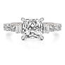 Arabella Princess Cut Lab-Grown Diamond Ring - Side View