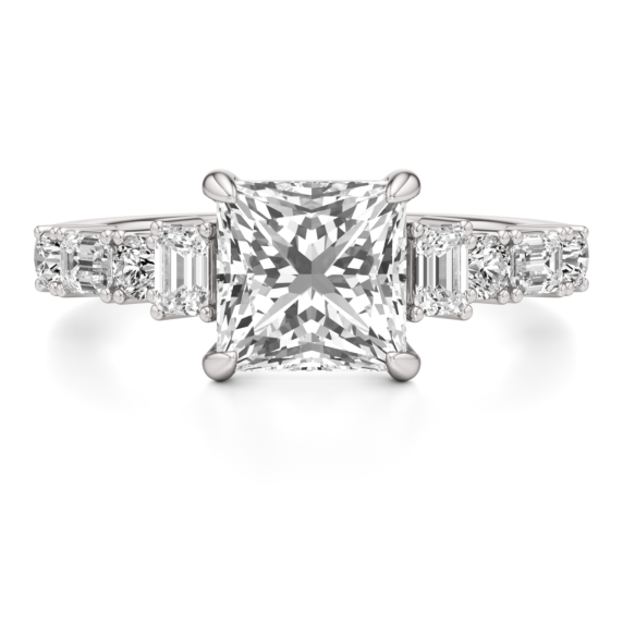 Arabella Princess Cut Lab-Grown Diamond Ring - Main View