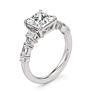 Arabella Princess Cut Lab-Grown Diamond Ring - Detail View - Vowmira lab-grown diamond jewelry