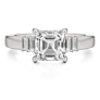 Kendall Lab-Grown Diamond Ring - Side View - Vowmira lab-grown diamond jewelry