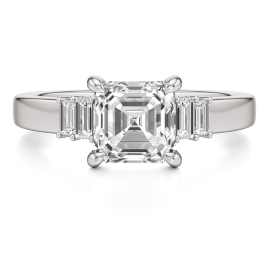 Kendall Lab-Grown Diamond Ring - Main View - Vowmira lab-grown diamond jewelry