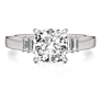 Kendall Cushion Cut Lab-Grown Diamond Ring - View 2 - Vowmira lab-grown diamond jewelry