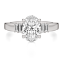 Kendall Oval Lab-Grown Diamond Ring - View 2 - Vowmira lab-grown diamond jewelry