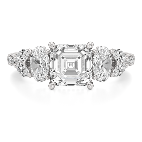 Medusa Lab-Grown Diamond Ring - Main View - Vowmira lab-grown diamond jewelry