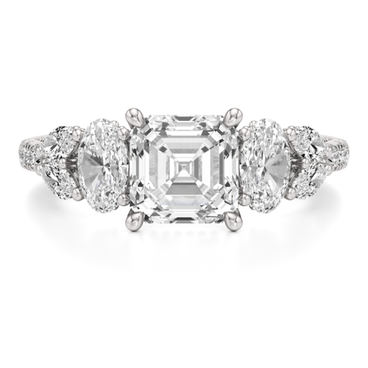Medusa Lab-Grown Diamond Ring - Main View - Vowmira lab-grown diamond jewelry