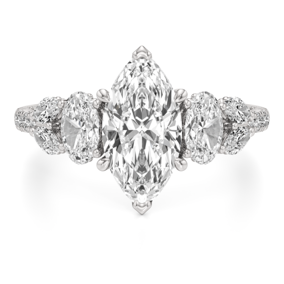 Medusa Marquise Cut Lab-Grown Diamond Ring - Main View