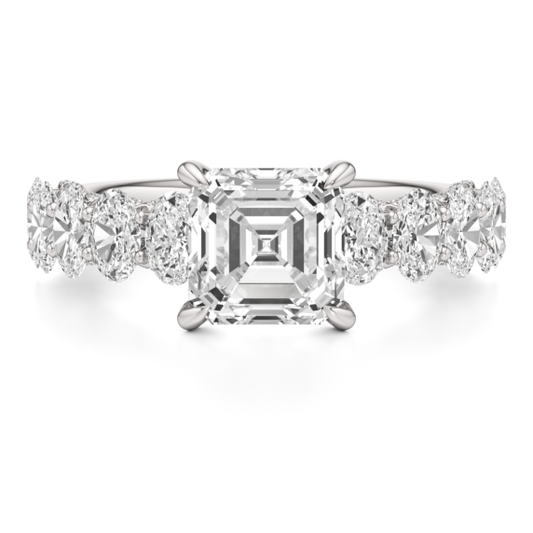 Gladiolus Lab-Grown Diamond Ring - Main View - Vowmira lab-grown diamond jewelry