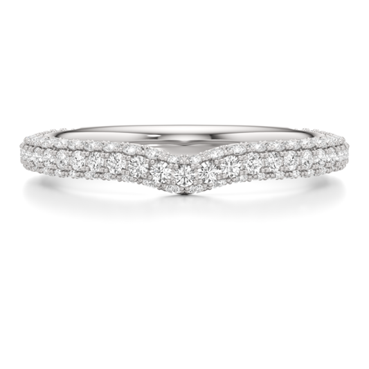 Emerson Lab-Grown Diamond Band - Main View - Vowmira lab-grown diamond jewelry