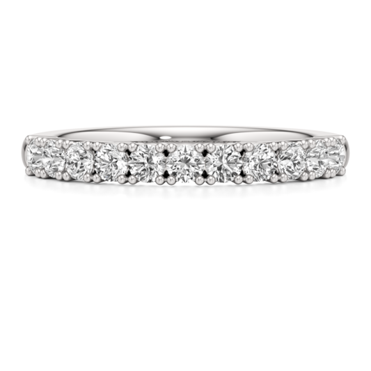 Arabella Lab-Grown Diamond Band - Main View - Vowmira lab-grown diamond jewelry