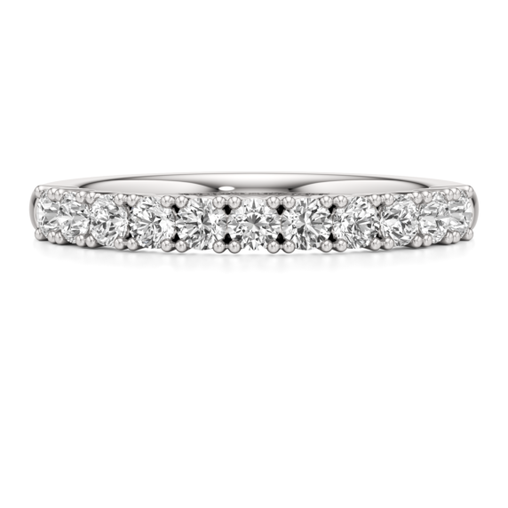Arabella Lab-Grown Diamond Band - Main View - Vowmira lab-grown diamond jewelry