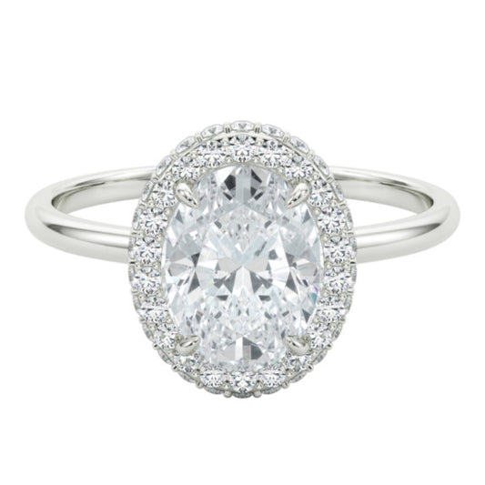 Alexa Lab-Grown Diamond Ring - Main View - Vowmira lab-grown diamond jewelry