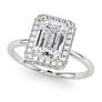 Ava Lab-Grown Diamond Ring - Side View - Vowmira lab-grown diamond jewelry