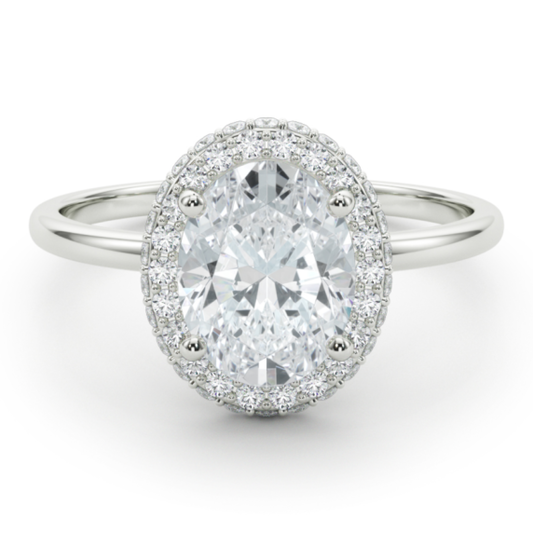 Ava Lab-Grown Diamond Ring - Main View - Vowmira lab-grown diamond jewelry