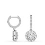 1 1/10 ct. tw. Lyra Drop Lab-Grown Diamond Huggies - View 2