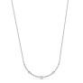 Triple Curved Lab-Grown Diamond Necklace - View 2