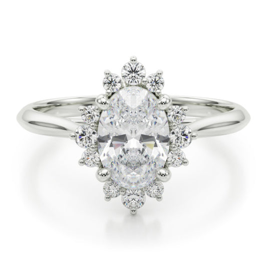 Pirouette Lab-Grown Diamond Ring - Main View - Vowmira lab-grown diamond jewelry