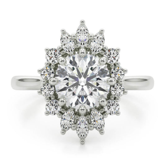 Katharine Lab-Grown Diamond Ring - Main View - Vowmira lab-grown diamond jewelry