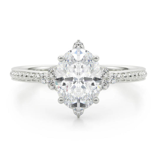 Audrey Lab-Grown Diamond Ring - Main View - Vowmira lab-grown diamond jewelry
