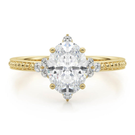Audrey Lab-Grown Diamond Ring - Main View - Vowmira lab-grown diamond jewelry