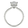 Rachel Lab-Grown Diamond Ring - Side View - Vowmira lab-grown diamond jewelry