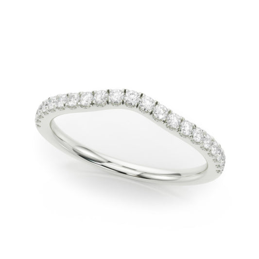 Anissa Diamond Band - Main View - Vowmira lab-grown diamond jewelry