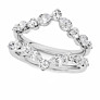 Pear Round Chevron Lab-Grown Diamond Ring Enhancer - View 2 - Vowmira lab-grown diamond jewelry