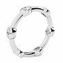 Oval Bezel Eternity Lab-Grown Diamond Ring - Side View - Vowmira lab-grown diamond jewelry