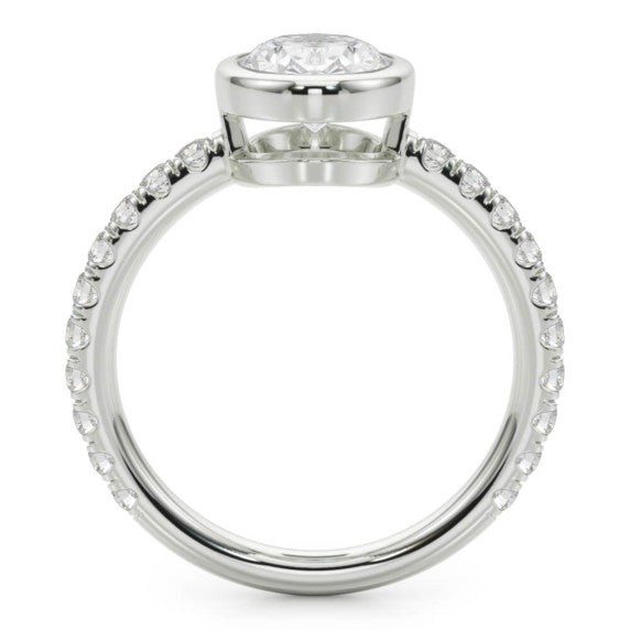 Adeline Lab-Grown Diamond Ring - Detail View - Vowmira lab-grown diamond jewelry