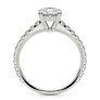 Claire Lab-Grown Diamond Ring - Side View - Vowmira lab-grown diamond jewelry