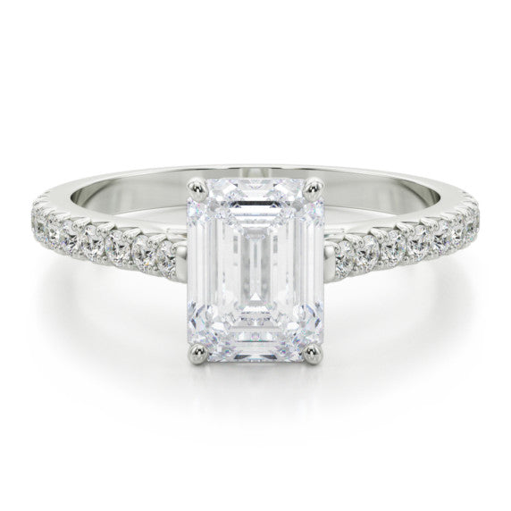 Trinity Lab-Grown Diamond Ring - Main View - Vowmira lab-grown diamond jewelry